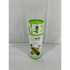 Artland Glass Tea Infuser Tumbler 20 oz Green Built-in Filter BPA-Free
